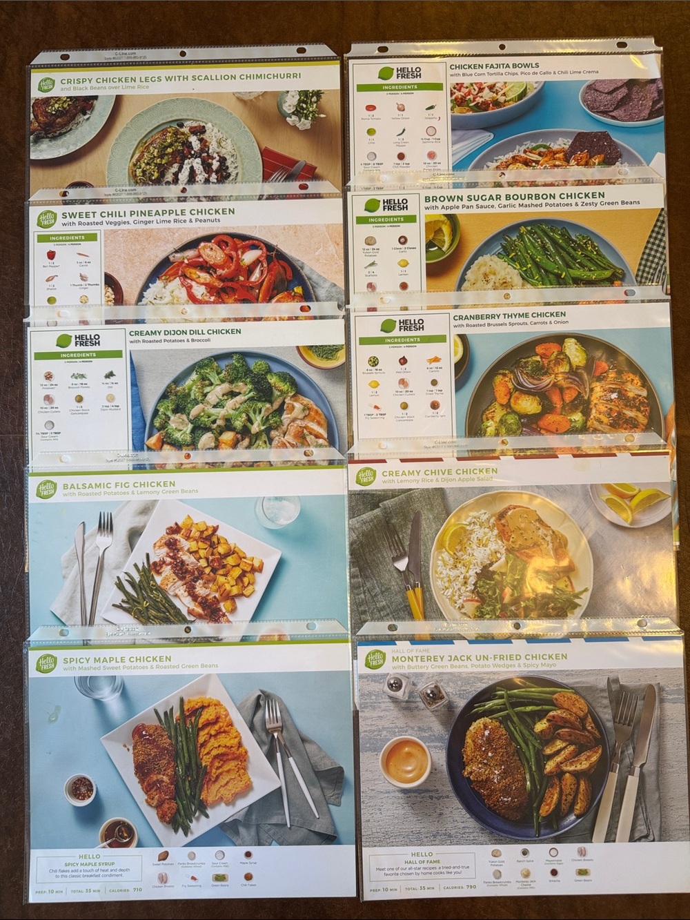 HelloFresh Chicken, Pork & Beef Recipe Collection - 30 Cards - Picture 3 of 5